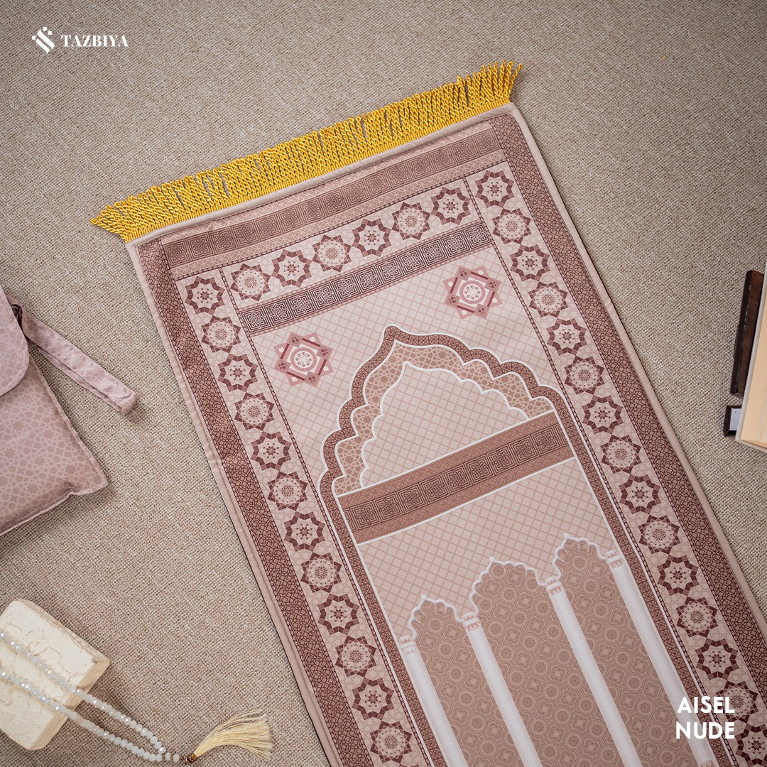 TAZBIYA SAJADAH BUSA VELVET MOTIF PREMIUM