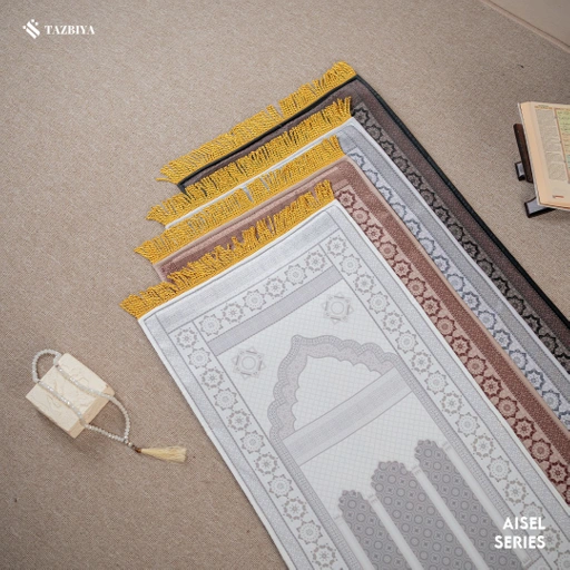 Image of TAZBIYA SAJADAH BUSA VELVET MOTIF PREMIUM