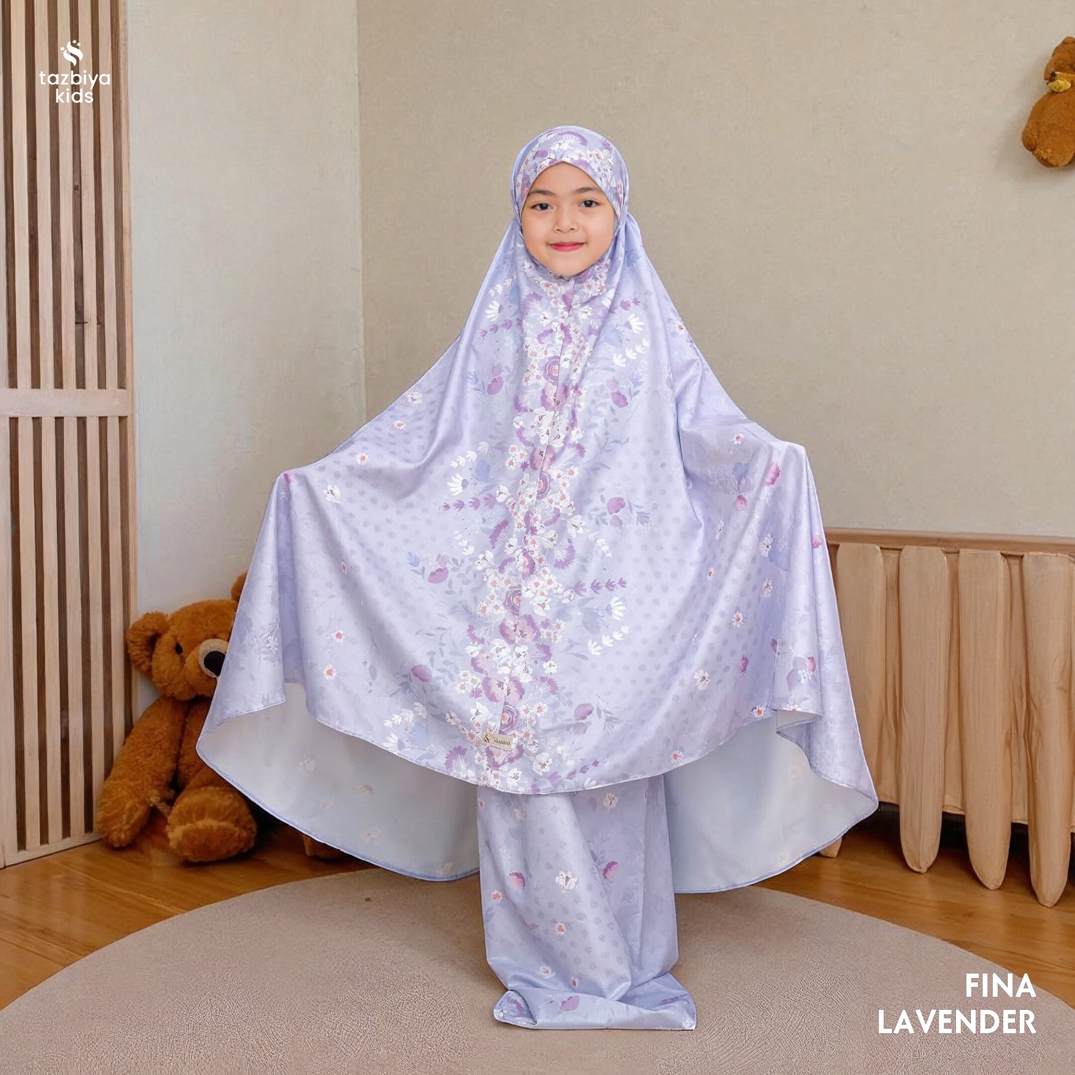 TAZBIYA MUKENA ANAK COTTON FINA SERIES I Mukena Anak Motif TK SD SMP | Mukena Anak 4-14 Tahun
