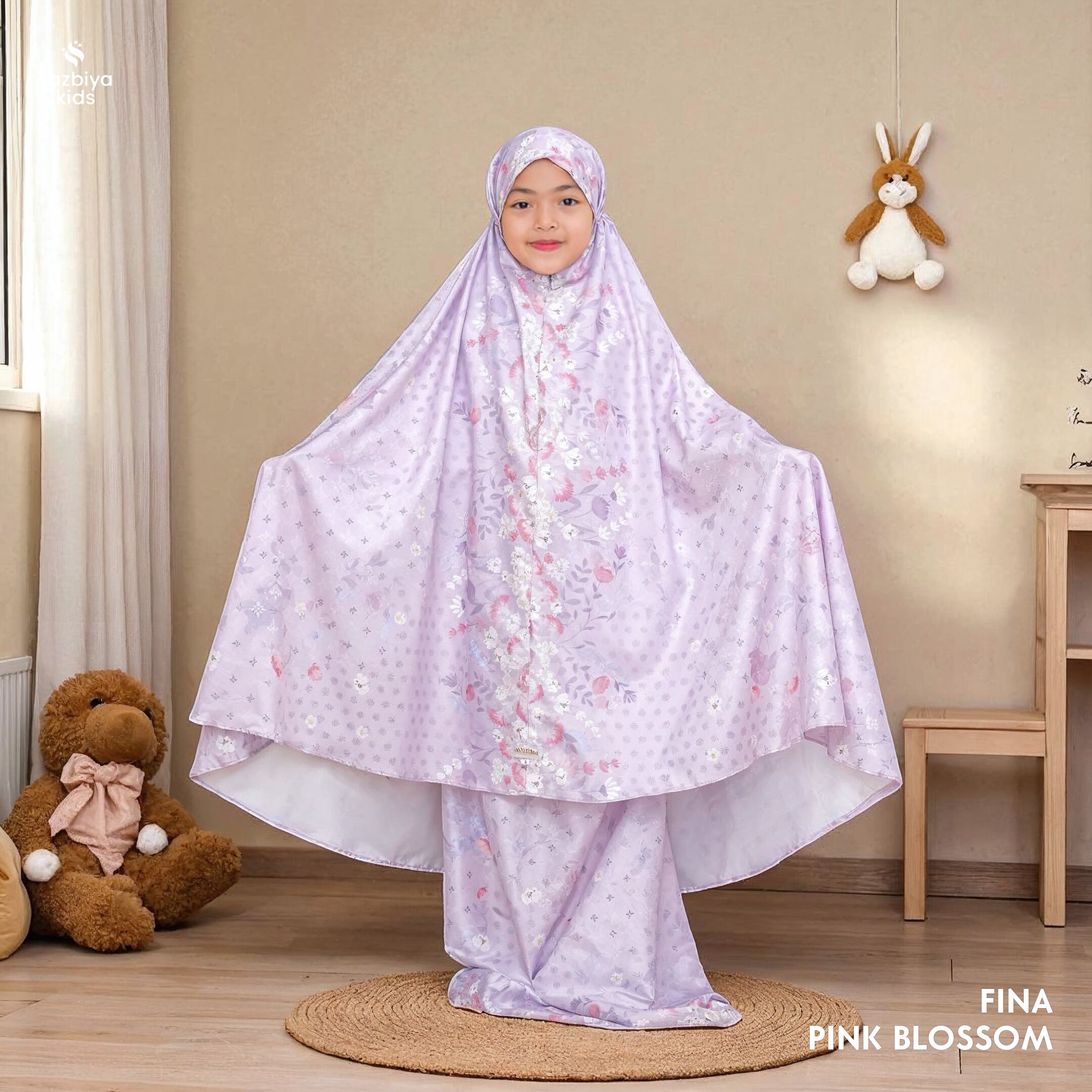 TAZBIYA MUKENA ANAK COTTON FINA SERIES I Mukena Anak Motif TK SD SMP | Mukena Anak 4-14 Tahun