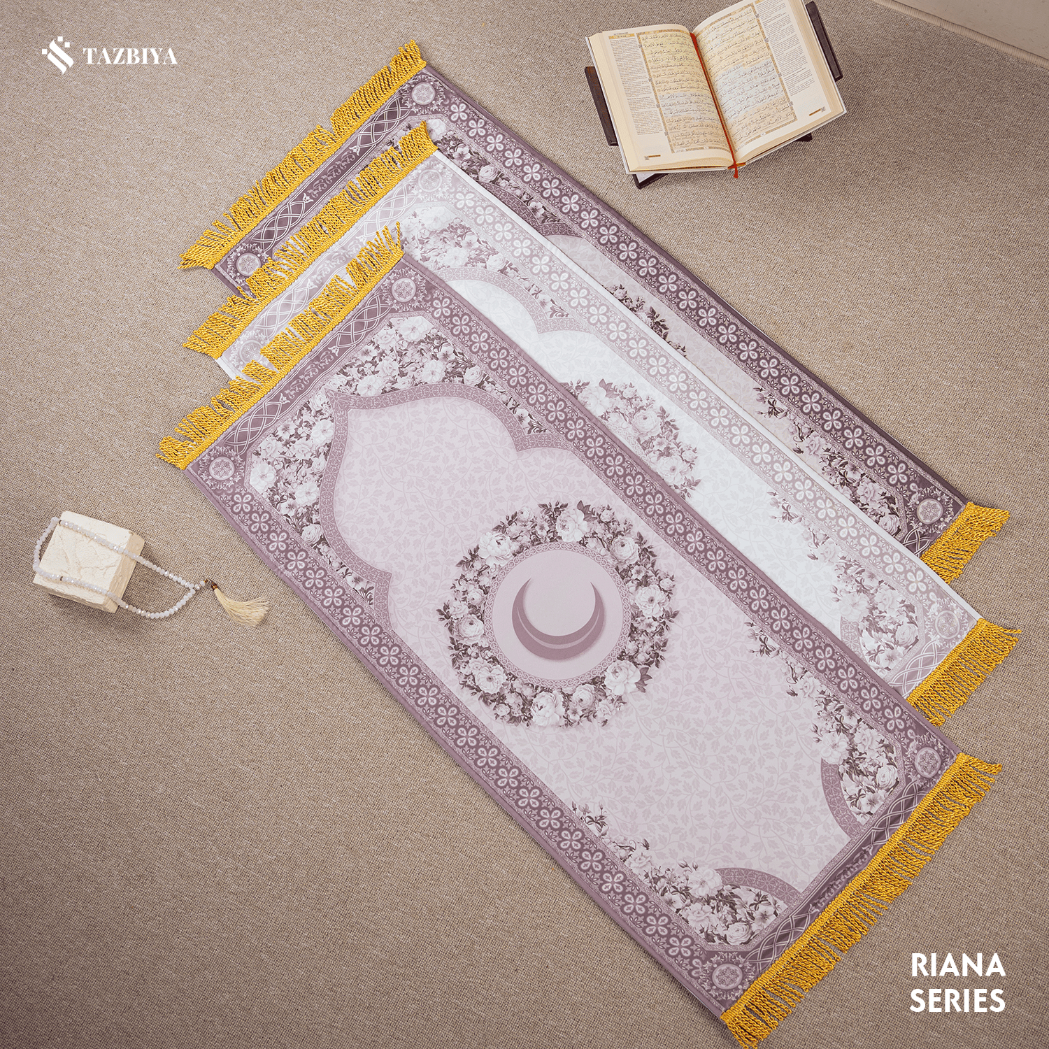 TAZBIYA SAJADAH BUSA VELVET MOTIF PREMIUM