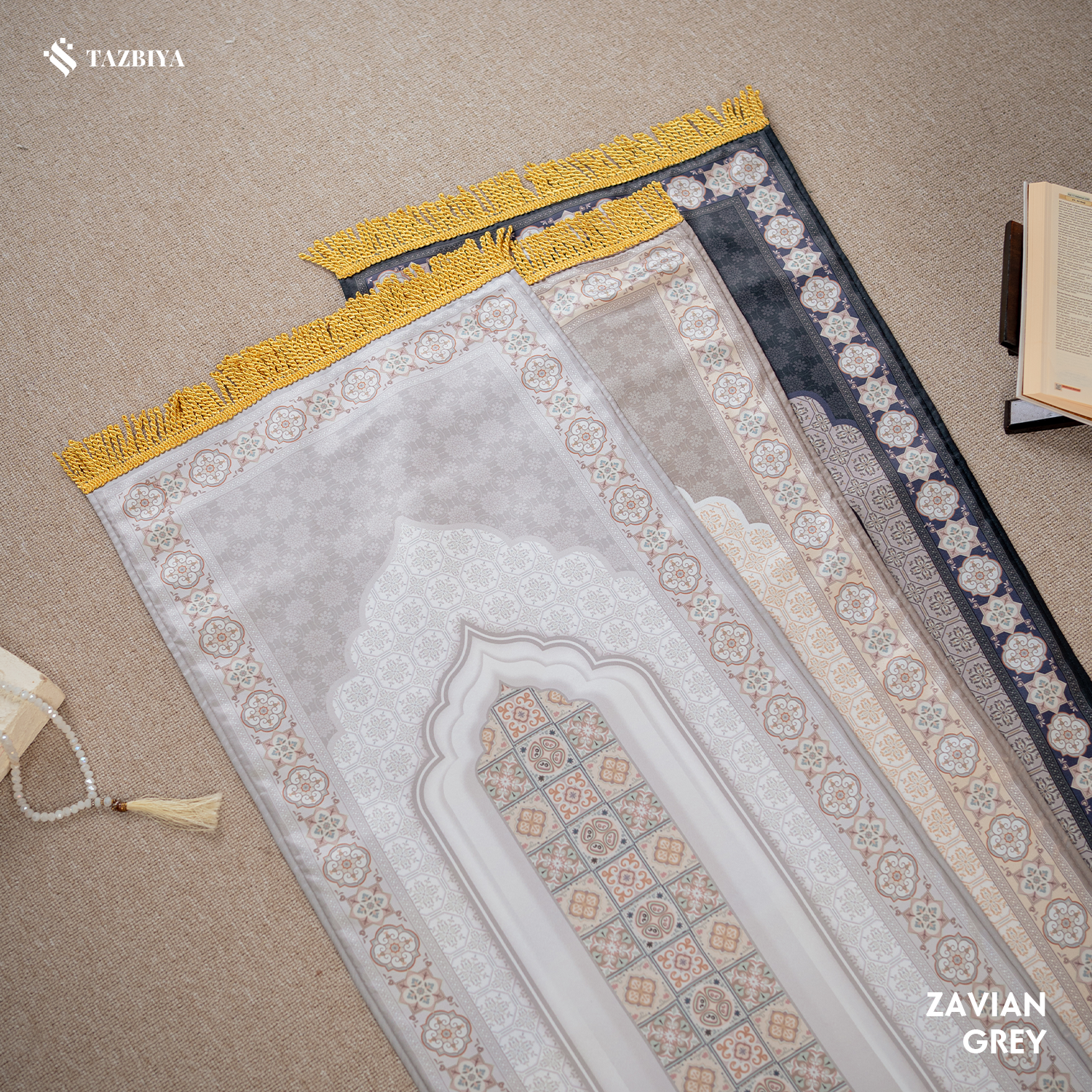 TAZBIYA SAJADAH BUSA VELVET MOTIF PREMIUM