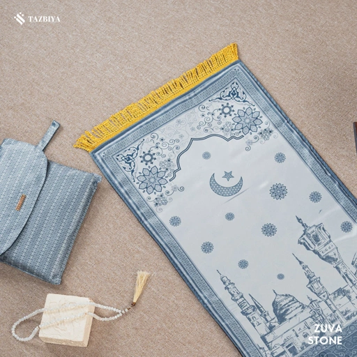 Image of TAZBIYA SAJADAH BUSA VELVET MOTIF PREMIUM