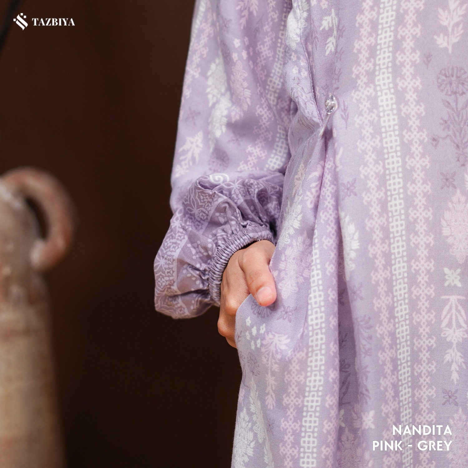 TAZBIYA MUSLIMWEAR GAMIS RAYON PREMIUM NANDITA SERIES