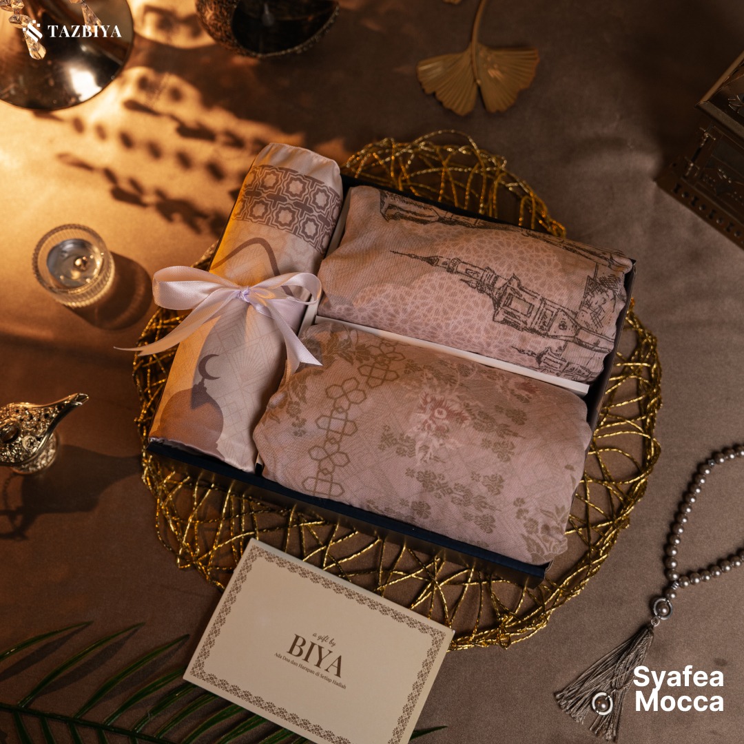 TAZBIYA HAMPERS GIFT MUKENA RAYON EKSKLUSIF | HADIAH SESERAHAN | KADO PERNIKAHAN | HADIAH PERPISAHAN | HADIAH FAREWELL | HADIAH GURU