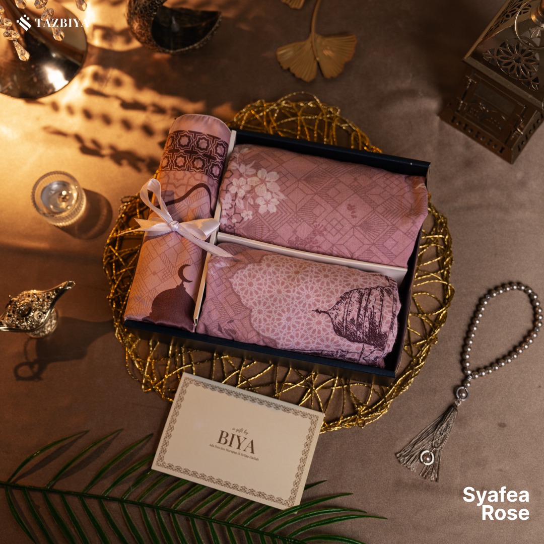 TAZBIYA HAMPERS GIFT MUKENA RAYON EKSKLUSIF | HADIAH SESERAHAN | KADO PERNIKAHAN | HADIAH PERPISAHAN | HADIAH FAREWELL | HADIAH GURU