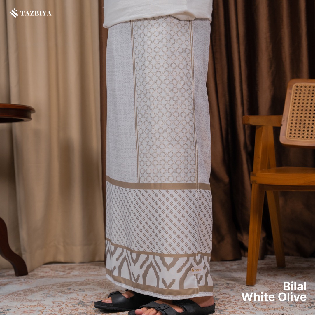 TAZBIYA PRAYER-SET SARUNG BILAL SERIES I SARUNG LAKI LAKI DEWASA MOTIF
