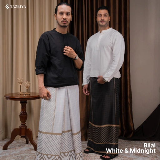 Image of TAZBIYA PRAYER-SET SARUNG BILAL SERIES I SARUNG LAKI LAKI DEWASA MOTIF
