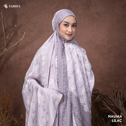 Image of TAZBIYA MUKENA RAYON SATIN PREMIUM NAUMA SERIES