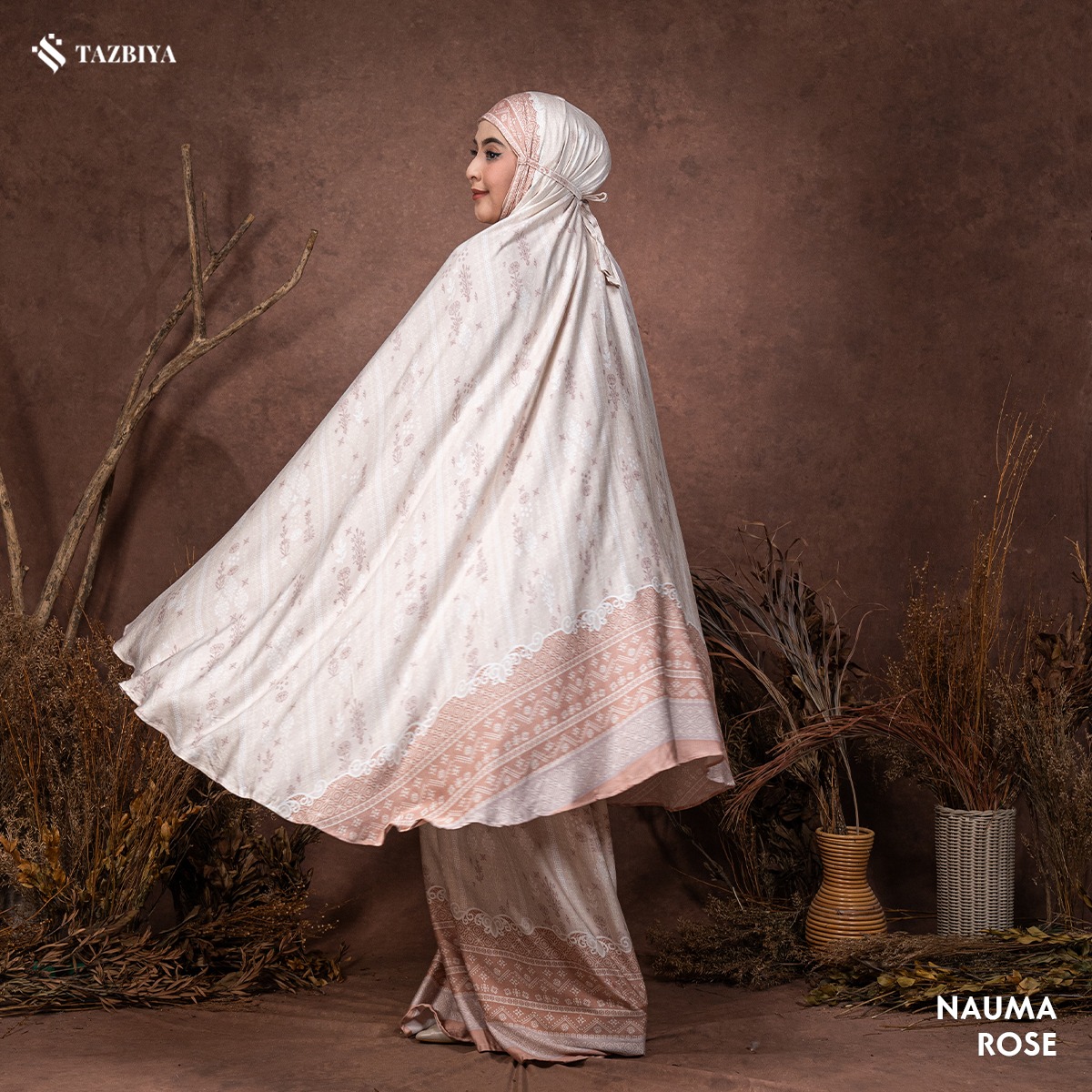 TAZBIYA MUKENA RAYON SATIN PREMIUM NAUMA SERIES