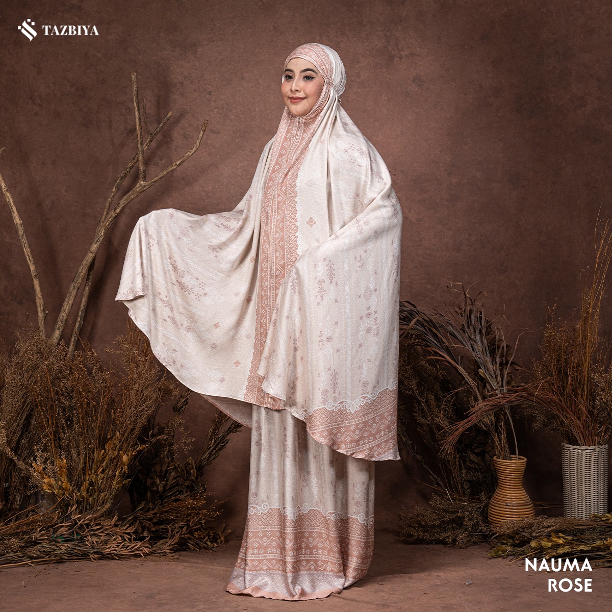 TAZBIYA MUKENA RAYON SATIN PREMIUM NAUMA SERIES