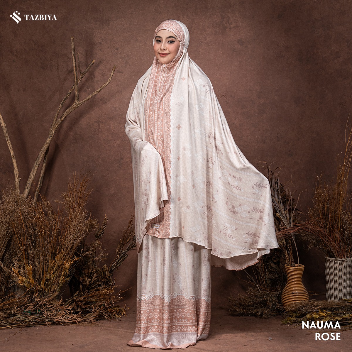 TAZBIYA MUKENA RAYON SATIN PREMIUM NAUMA SERIES