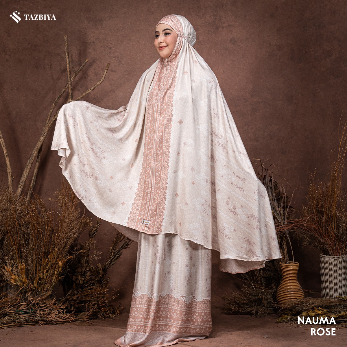TAZBIYA MUKENA RAYON SATIN PREMIUM NAUMA SERIES