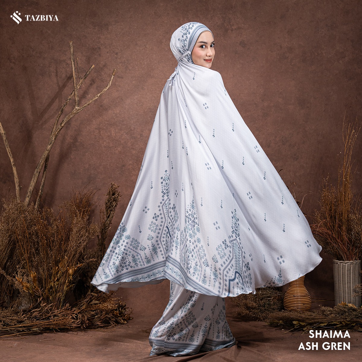 TAZBIYA MUKENA RAYON SATIN PREMIUM SHAIMA SERIES