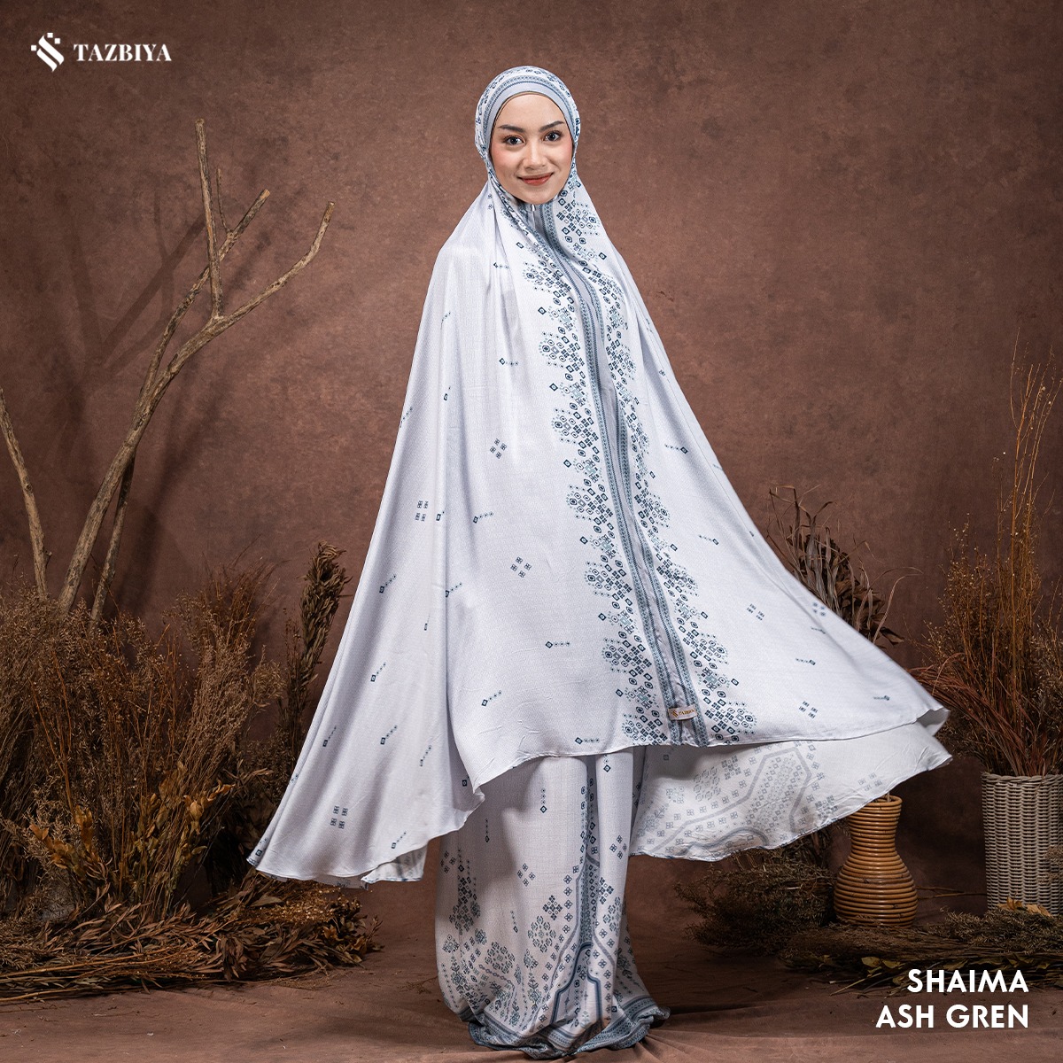 TAZBIYA MUKENA RAYON SATIN PREMIUM SHAIMA SERIES