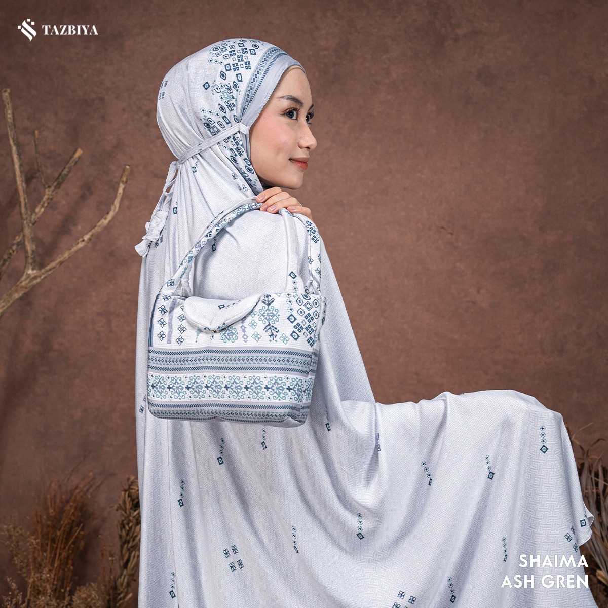 TAZBIYA MUKENA RAYON SATIN PREMIUM SHAIMA SERIES