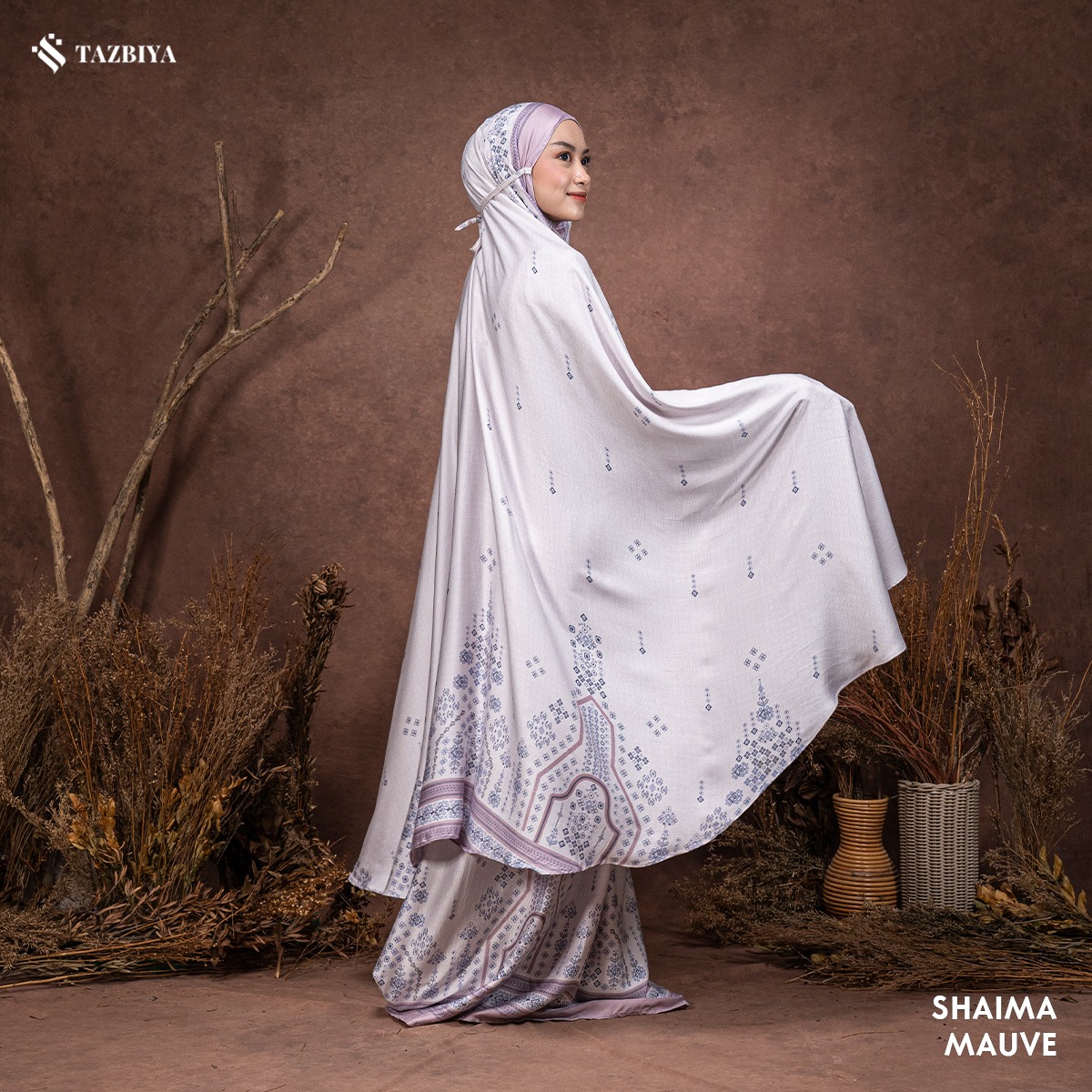 TAZBIYA MUKENA RAYON SATIN PREMIUM SHAIMA SERIES