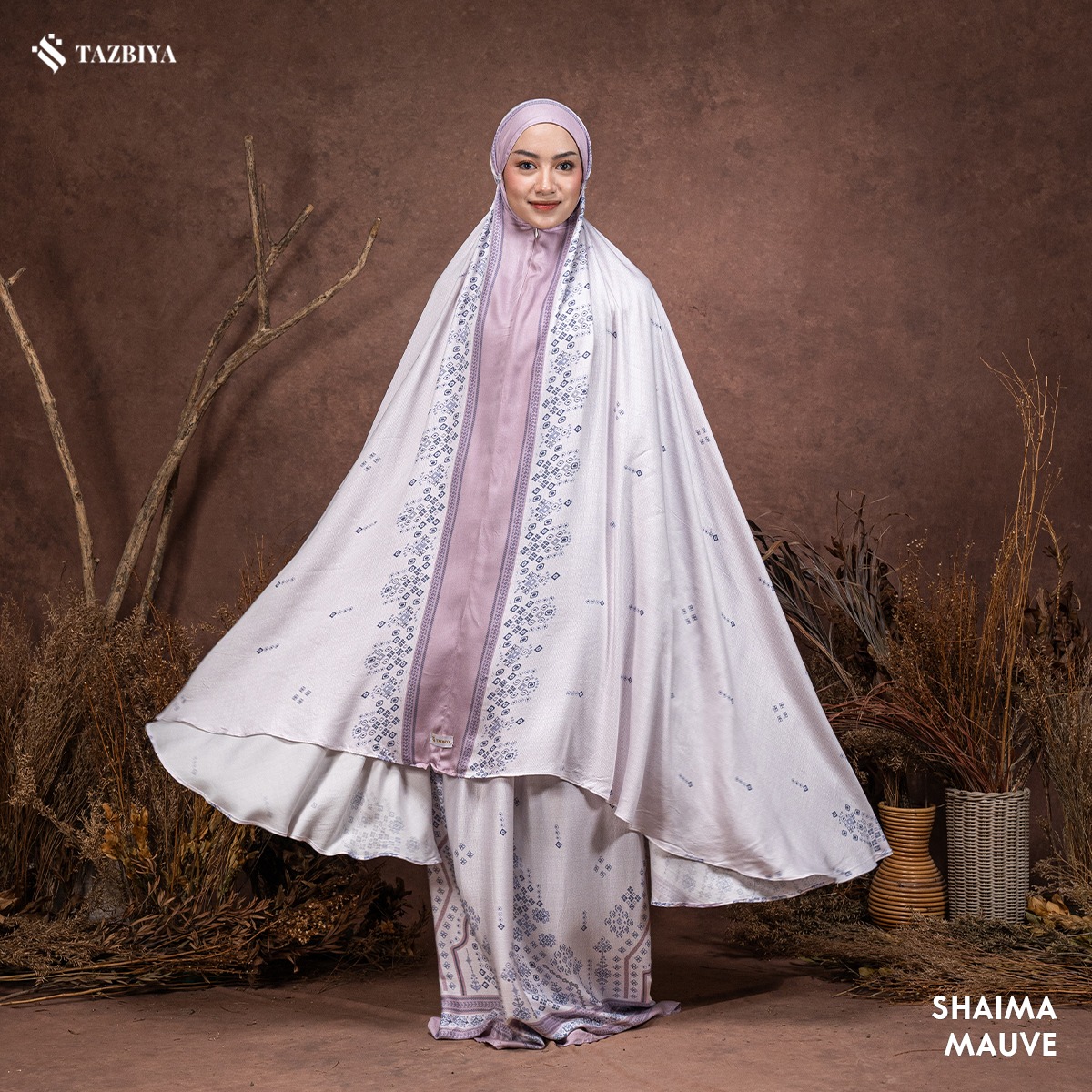 TAZBIYA MUKENA RAYON SATIN PREMIUM SHAIMA SERIES