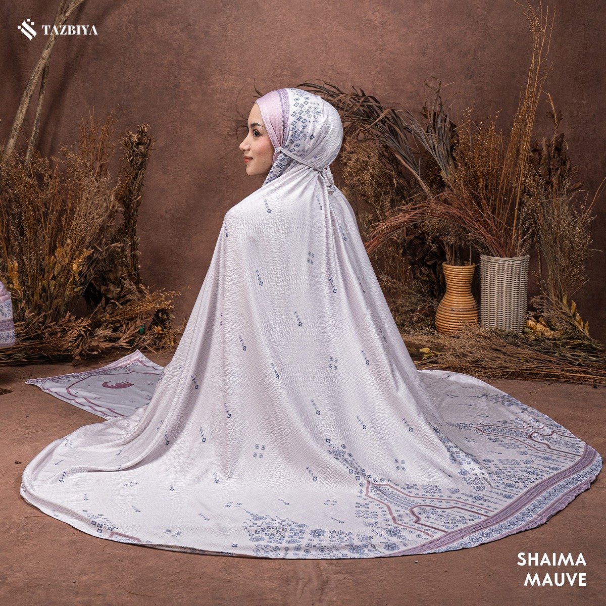 TAZBIYA MUKENA RAYON SATIN PREMIUM SHAIMA SERIES