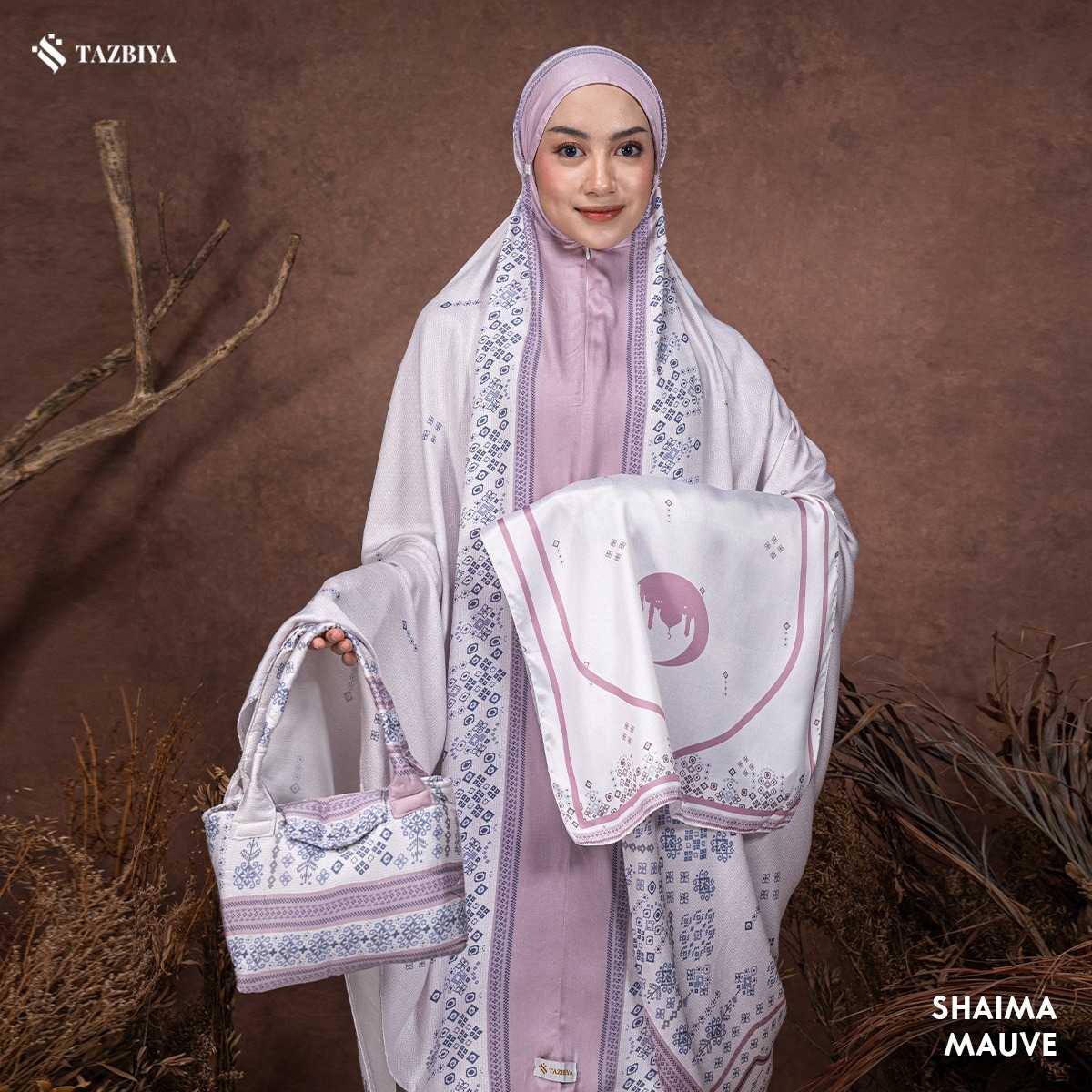 TAZBIYA MUKENA RAYON SATIN PREMIUM SHAIMA SERIES