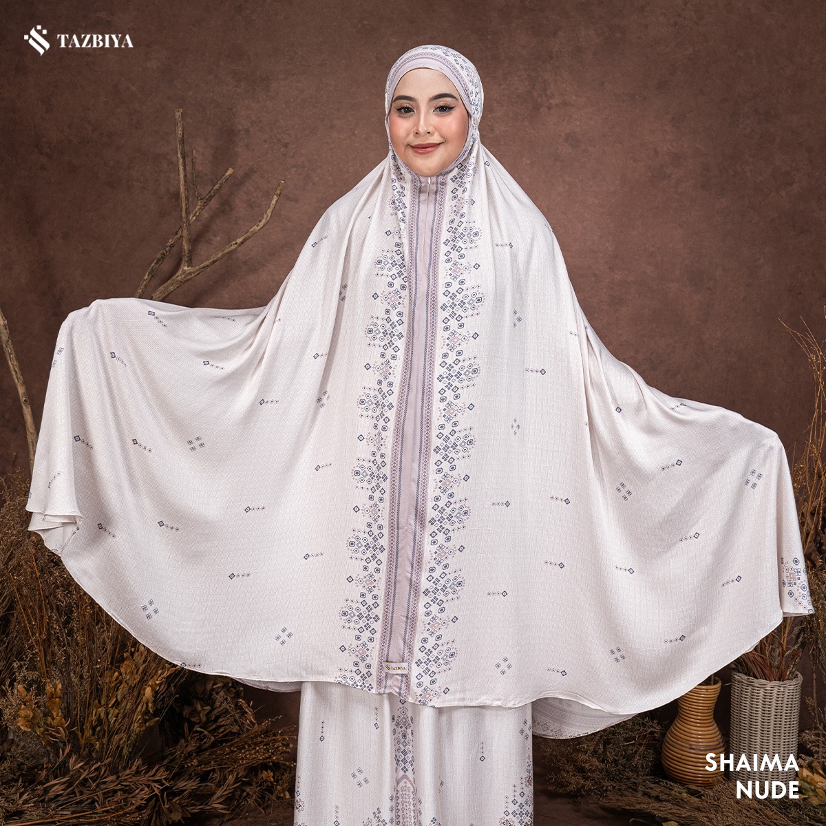 TAZBIYA MUKENA RAYON SATIN PREMIUM SHAIMA SERIES