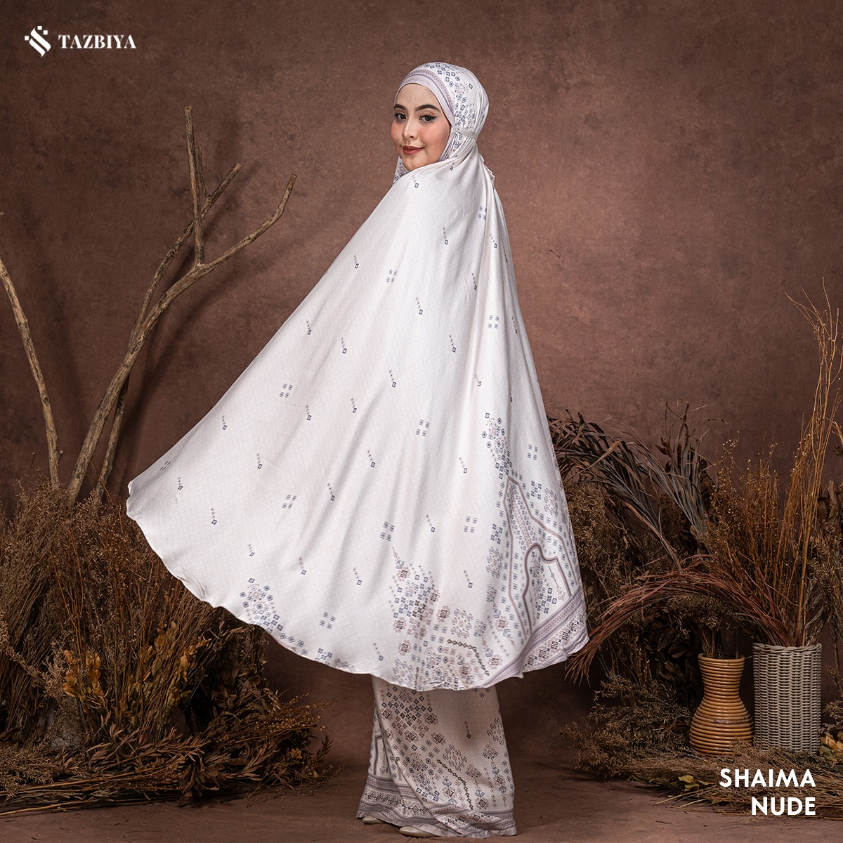 TAZBIYA MUKENA RAYON SATIN PREMIUM SHAIMA SERIES