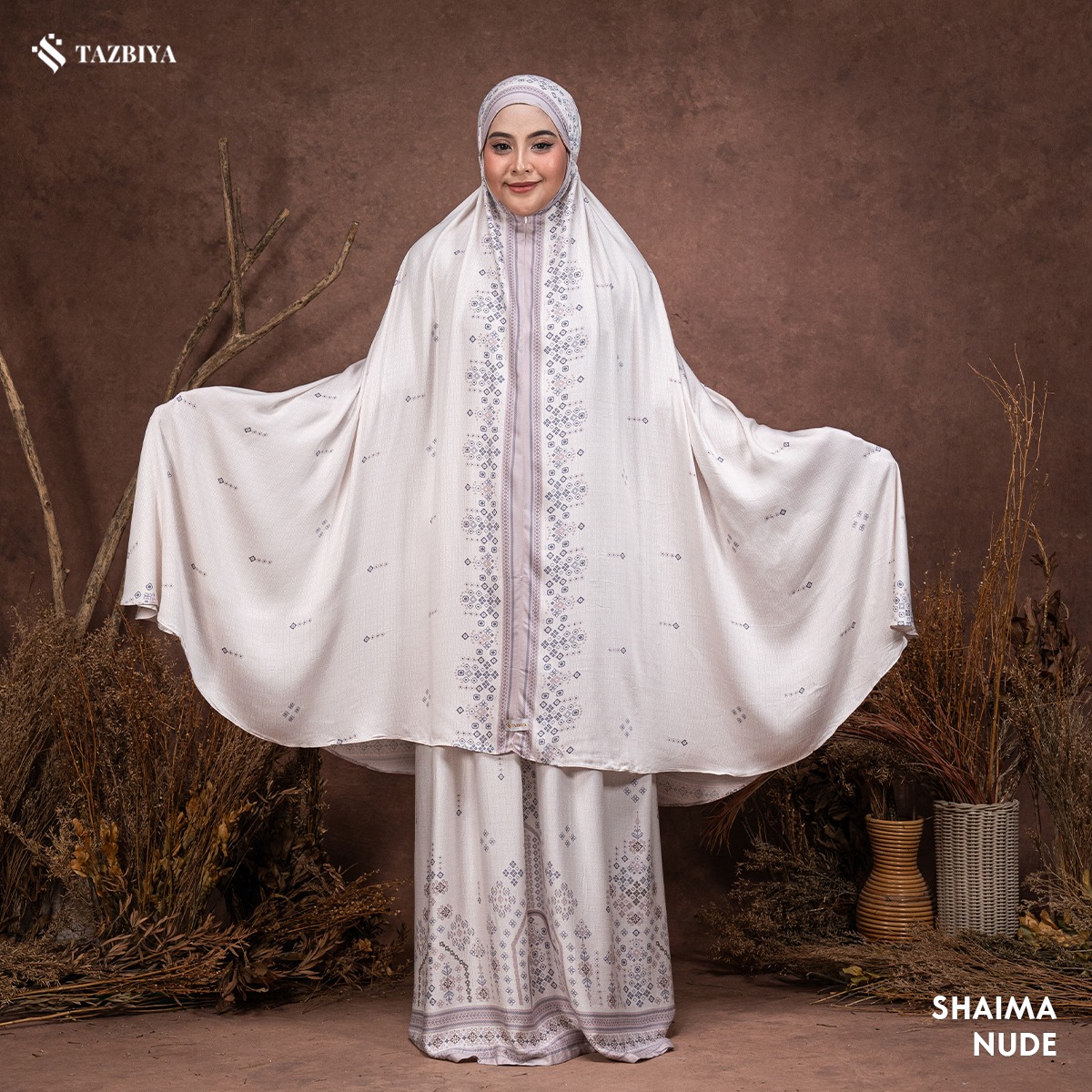 TAZBIYA MUKENA RAYON SATIN PREMIUM SHAIMA SERIES