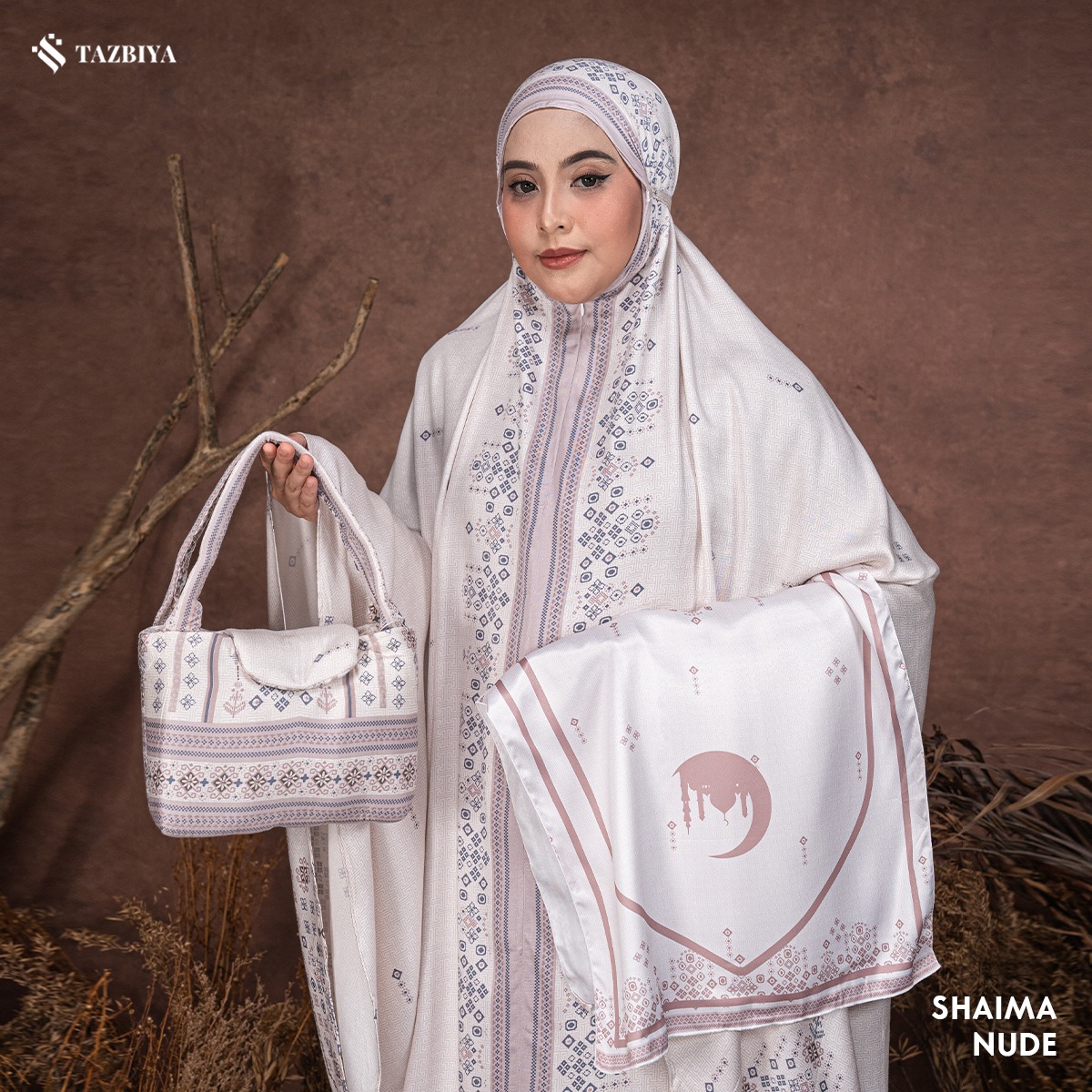 TAZBIYA MUKENA RAYON SATIN PREMIUM SHAIMA SERIES