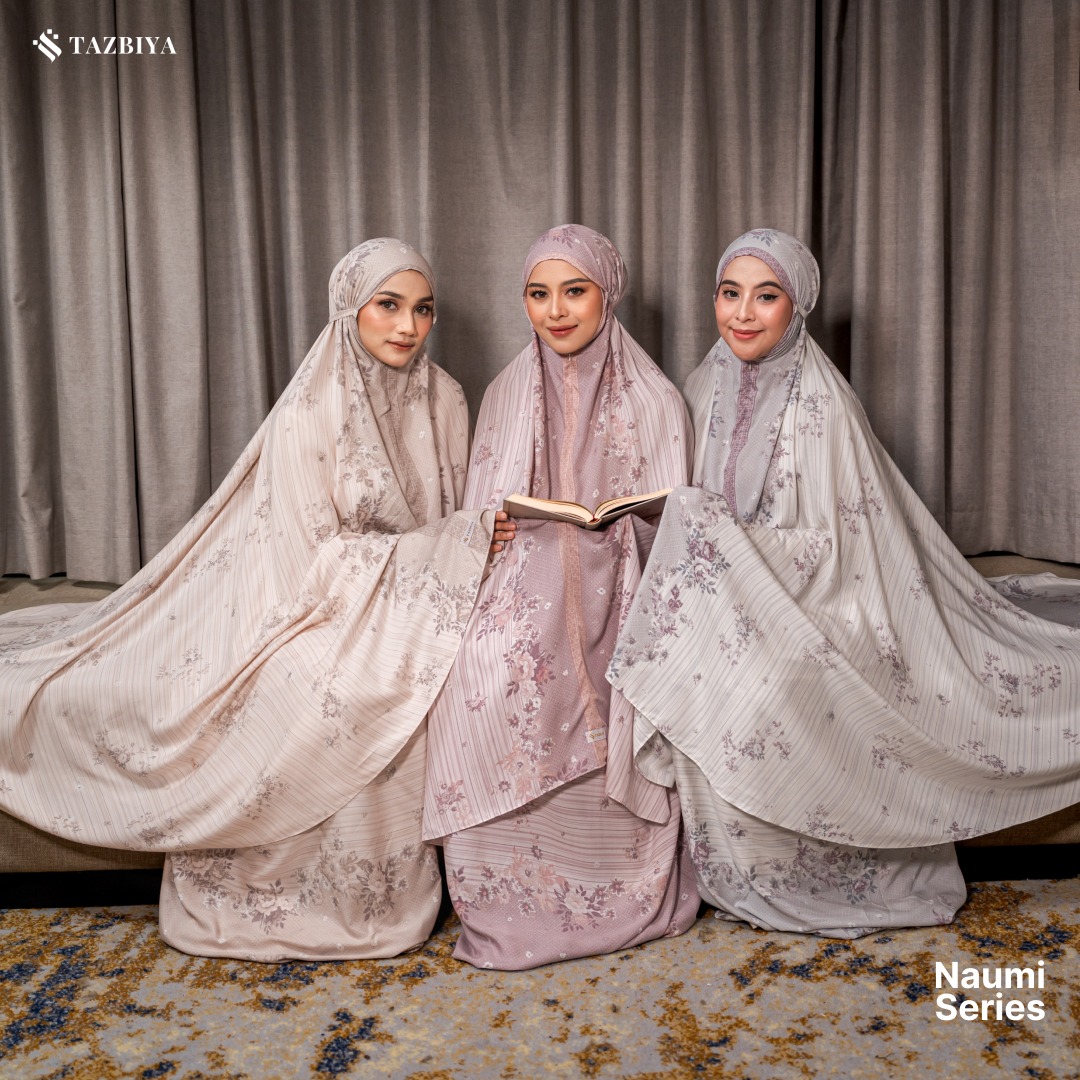 TAZBIYA MUKENA RAYON SAJADAH 2IN1 NAUMI SERIES