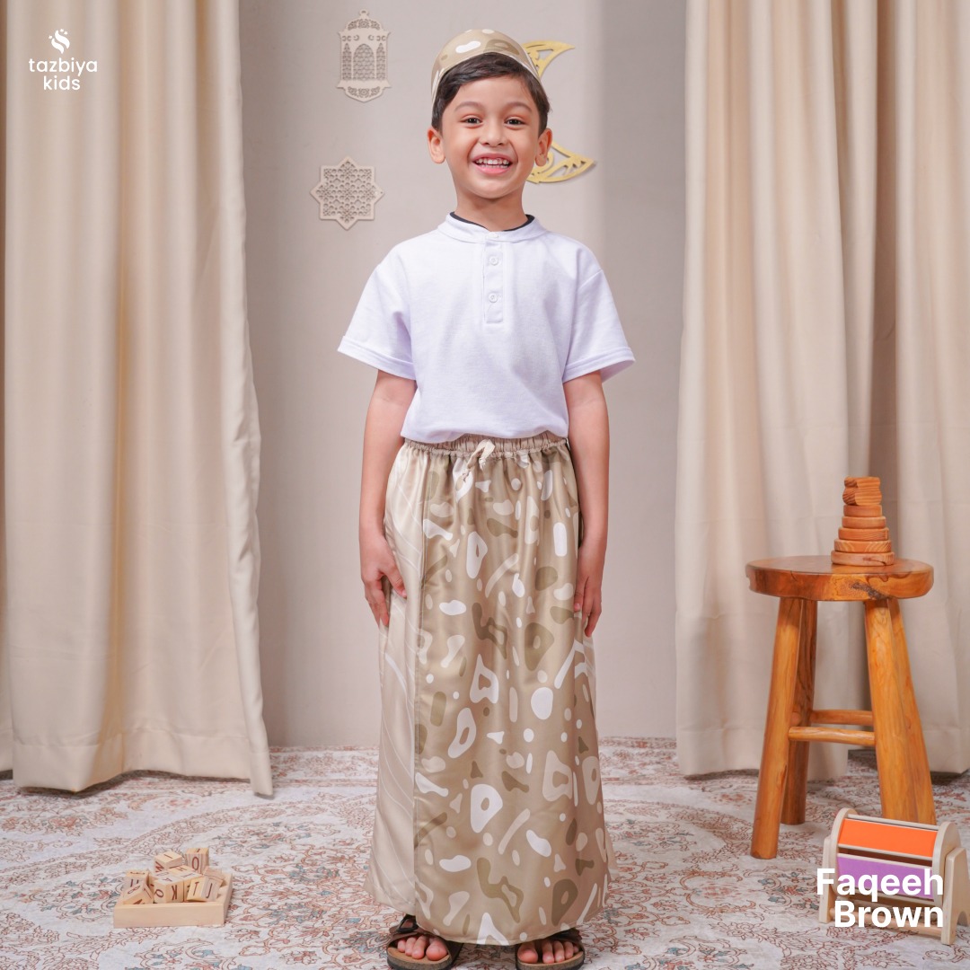 TAZBIYA SARUNG CELANA + PECI ANAK LAKI-LAKI MOTIF | SARUNG CELANA ANAK | SARUNG ANAK TK SD UMUR 1-10 TAHUN