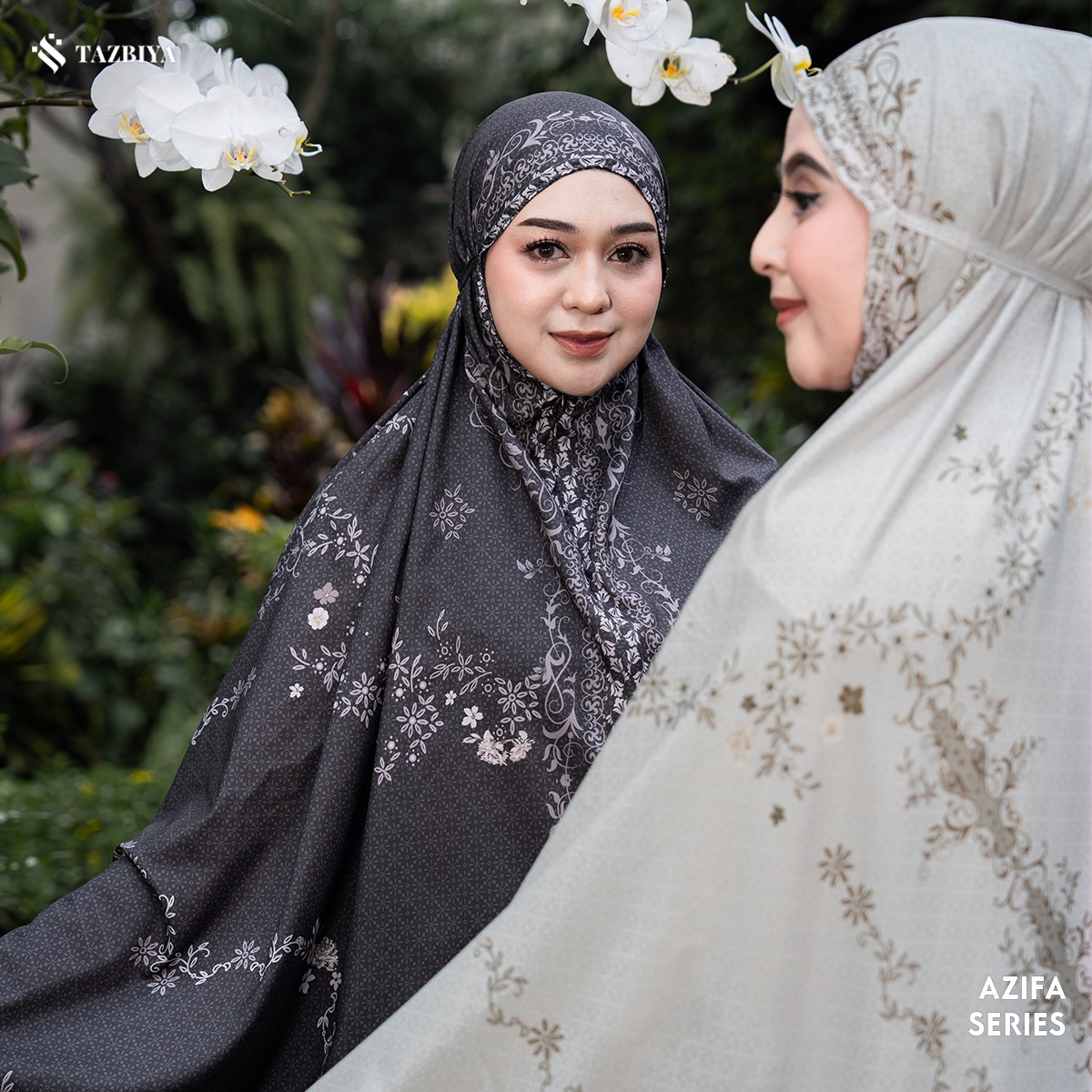 [NEW] TAZBIYA - Mukena Travel Premium 2in1 Sajadah Azifa Series (Mukena Travel Inovasi Bahan Halus Anti Berisik)