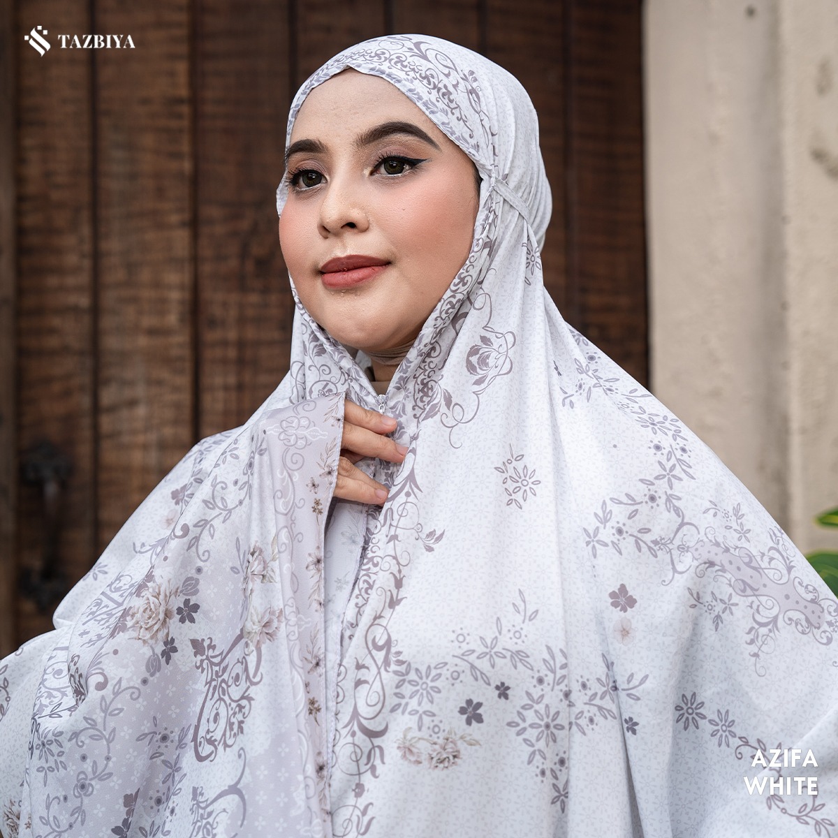 [NEW] TAZBIYA - Mukena Travel Premium 2in1 Sajadah Azifa Series (Mukena Travel Inovasi Bahan Halus Anti Berisik)