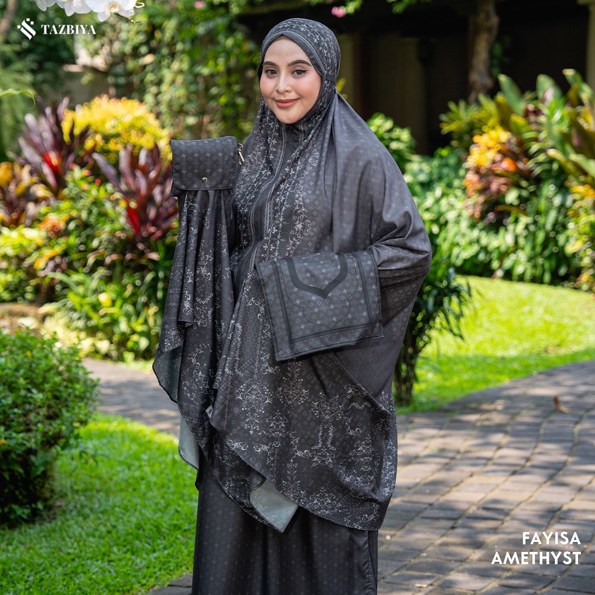 [NEW] TAZBIYA - Mukena Travel Premium 2in1 Sajadah Fayisa Series (Mukena Travel Inovasi Bahan Halus Anti Berisik)