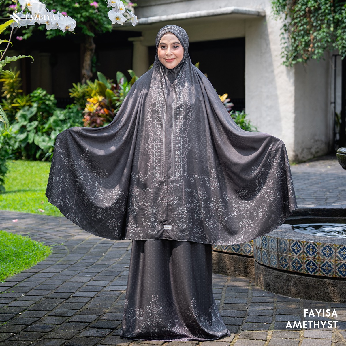 [NEW] TAZBIYA - Mukena Travel Premium 2in1 Sajadah Fayisa Series (Mukena Travel Inovasi Bahan Halus Anti Berisik)
