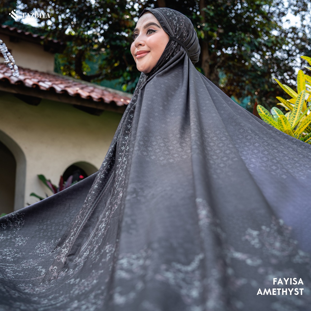 [NEW] TAZBIYA - Mukena Travel Premium 2in1 Sajadah Fayisa Series (Mukena Travel Inovasi Bahan Halus Anti Berisik)