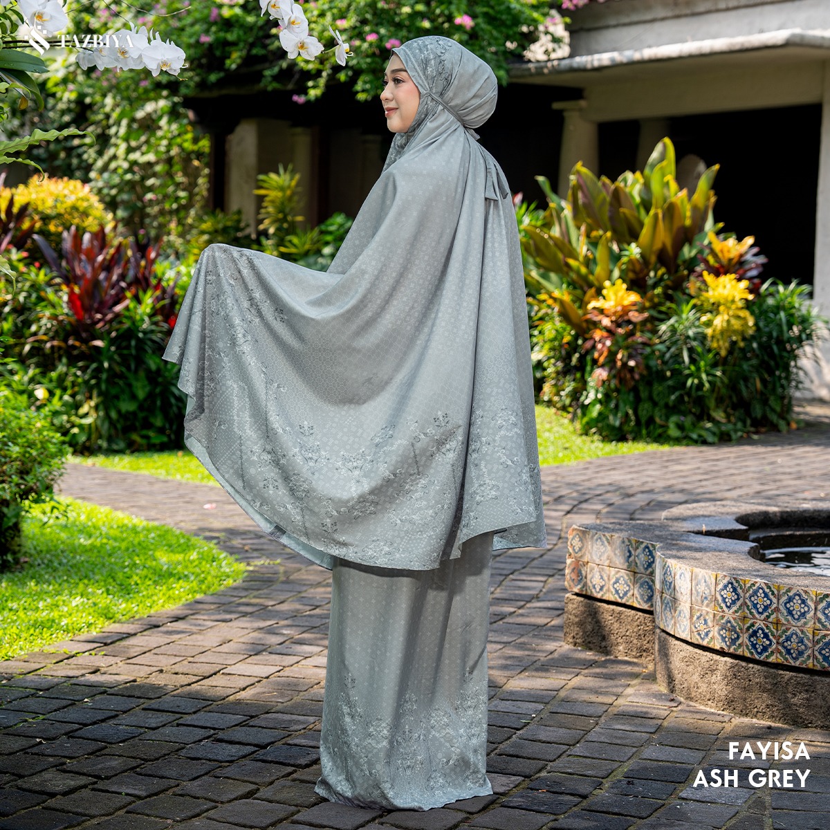 [NEW] TAZBIYA - Mukena Travel Premium 2in1 Sajadah Fayisa Series (Mukena Travel Inovasi Bahan Halus Anti Berisik)