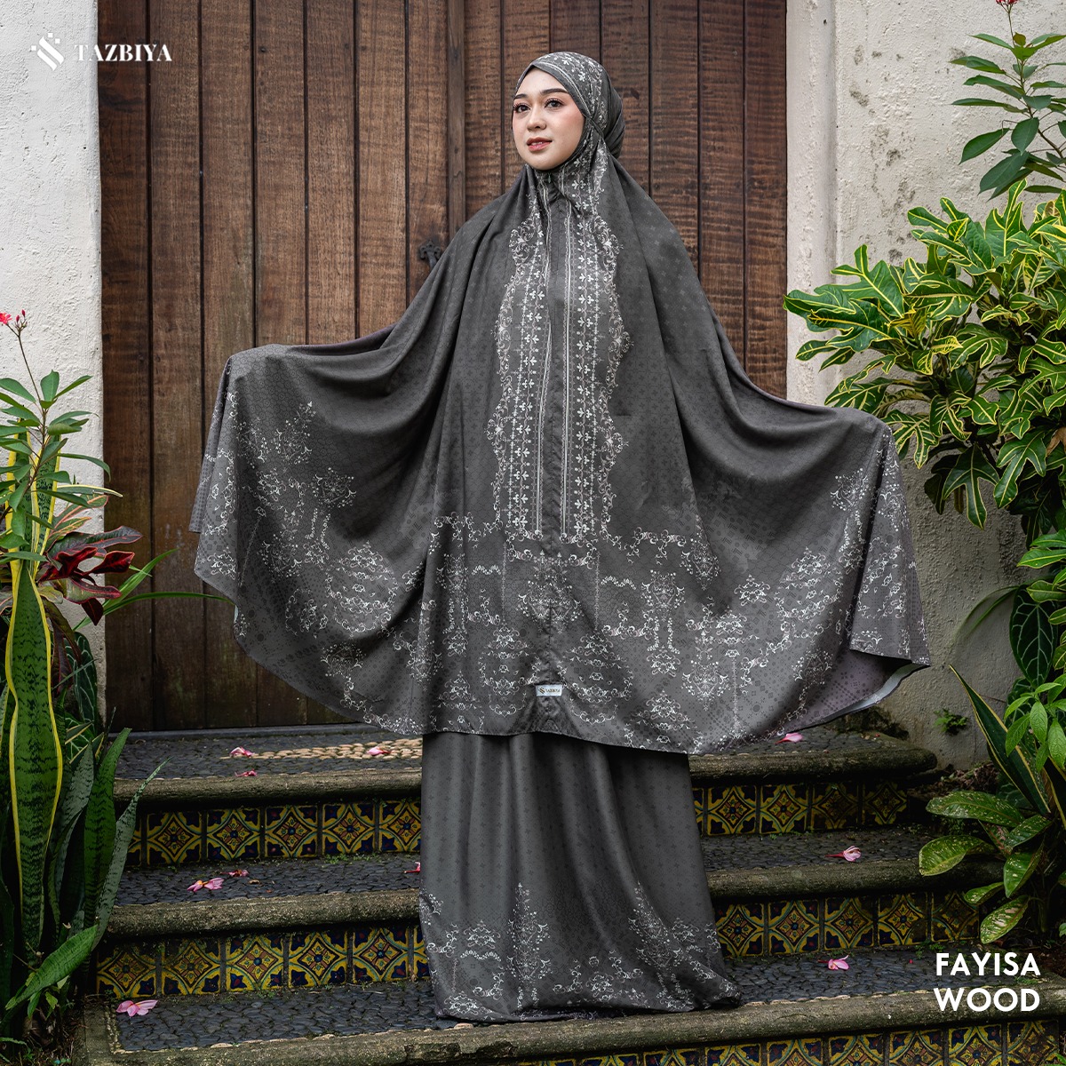 [NEW] TAZBIYA - Mukena Travel Premium 2in1 Sajadah Fayisa Series (Mukena Travel Inovasi Bahan Halus Anti Berisik)