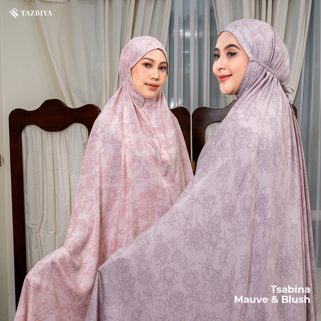 MUKENA TAZBIYA SET SAJADAH 2IN1 TSABINA SERIES ALLSIZE