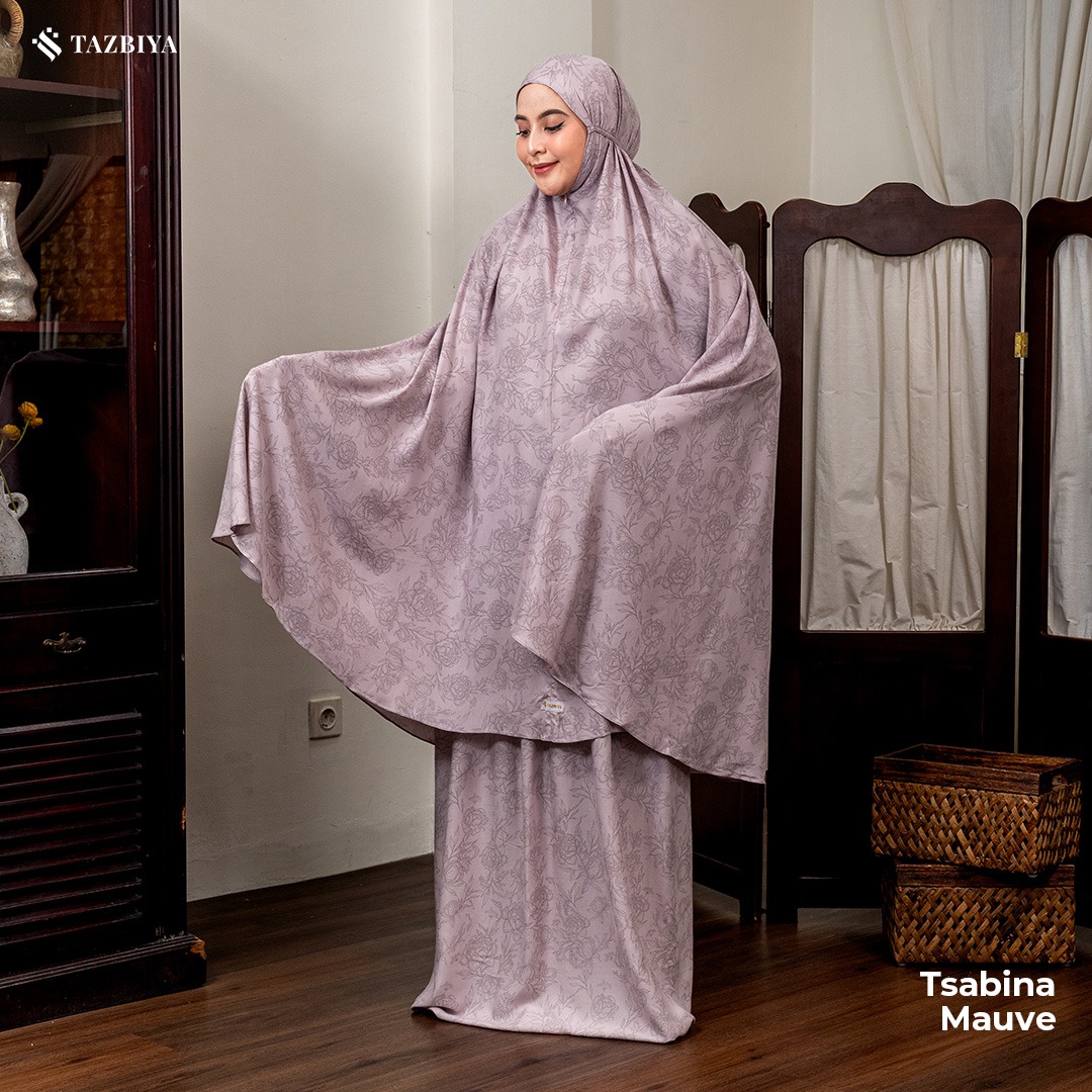 MUKENA TAZBIYA SET SAJADAH 2IN1 TSABINA SERIES ALLSIZE