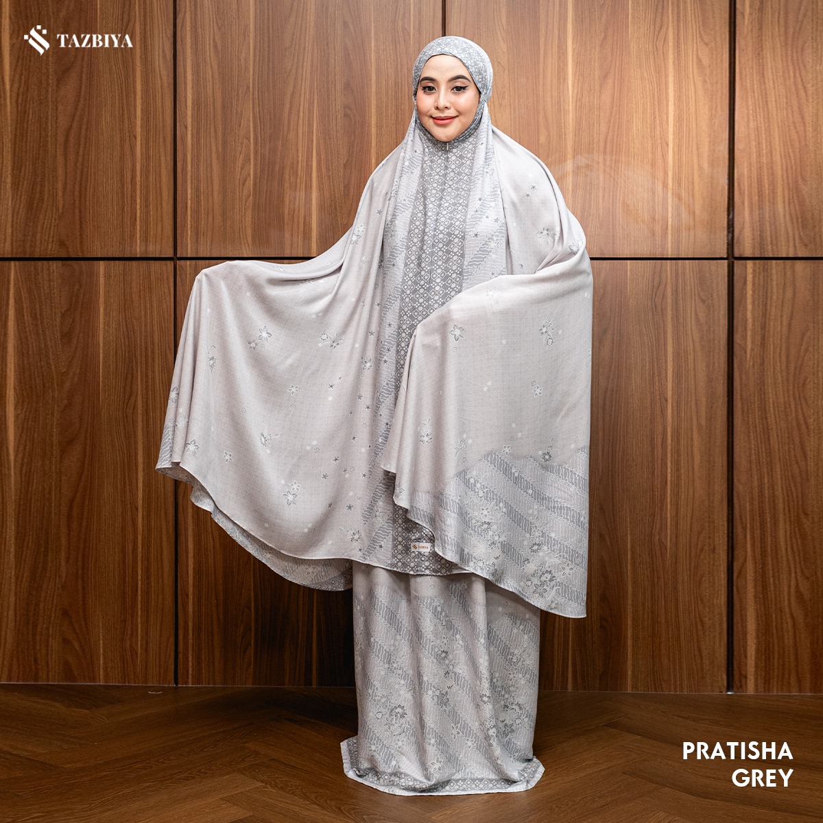 TAZBIYA MUKENA RAYON SAJADAH 2IN1 PRATISHA SERIES