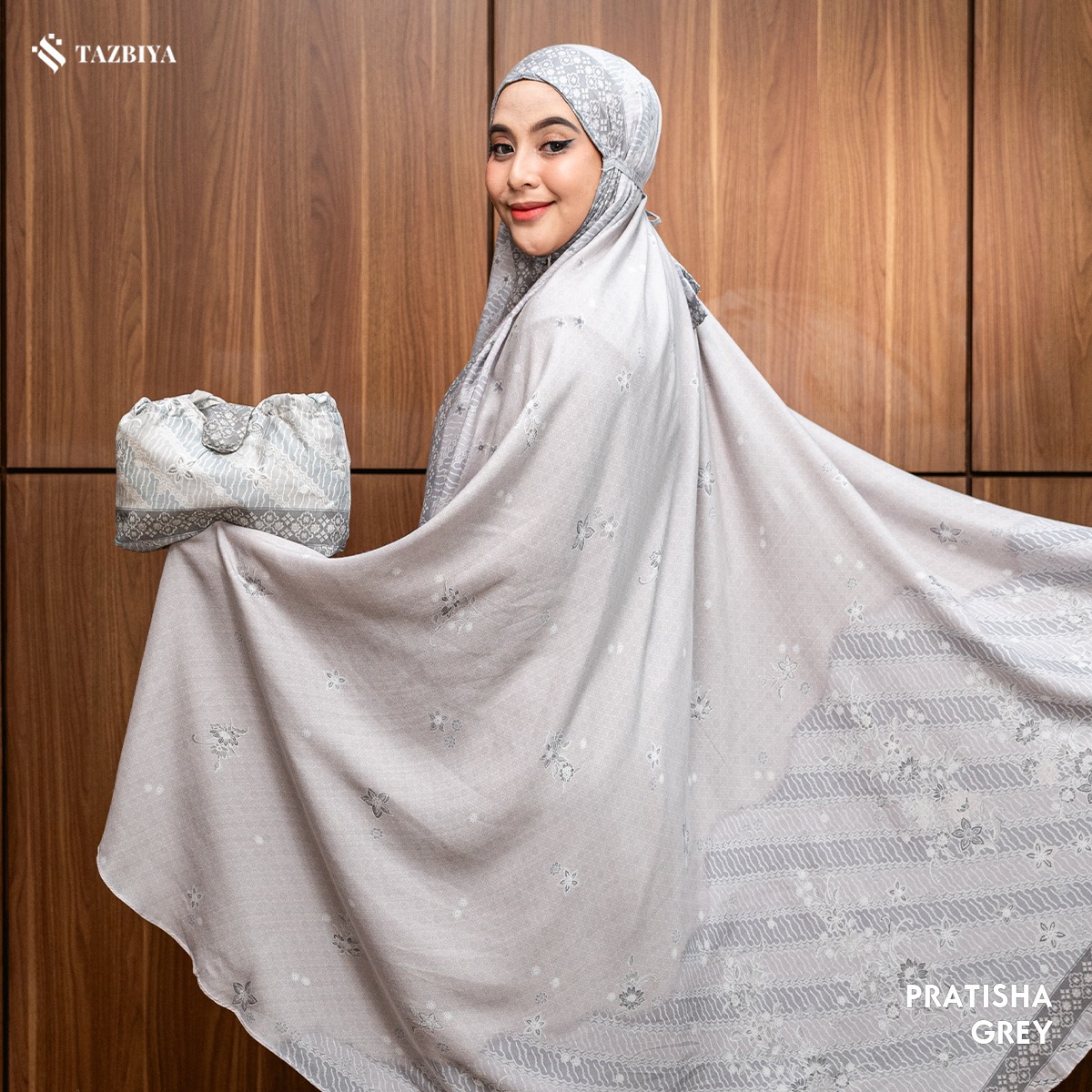TAZBIYA MUKENA RAYON SAJADAH 2IN1 PRATISHA SERIES