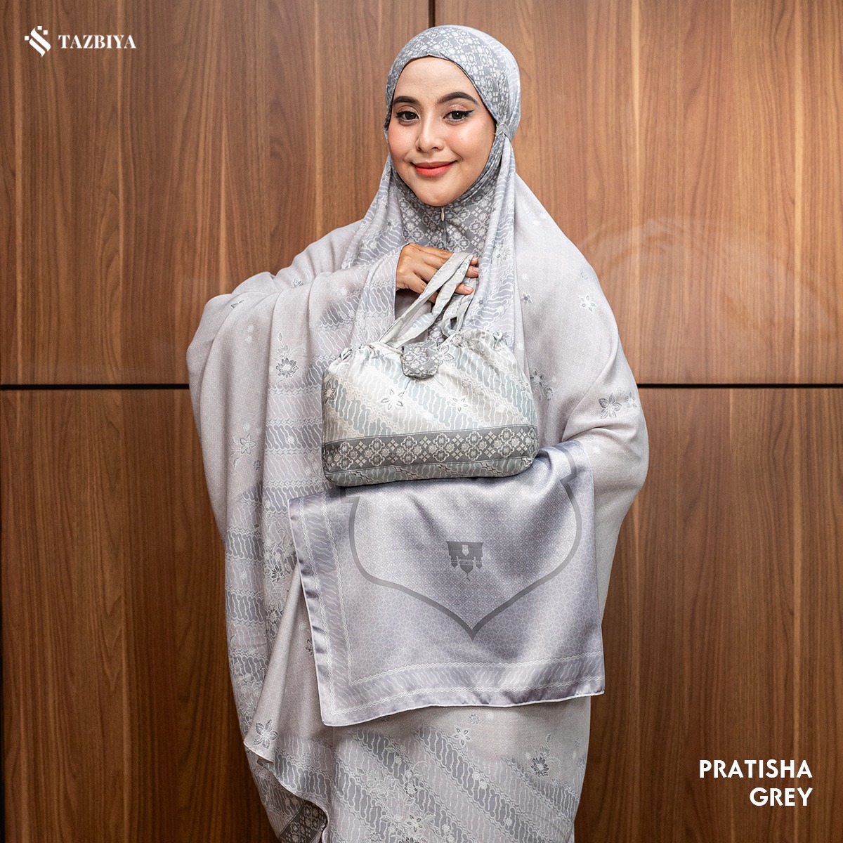 TAZBIYA MUKENA RAYON SAJADAH 2IN1 PRATISHA SERIES