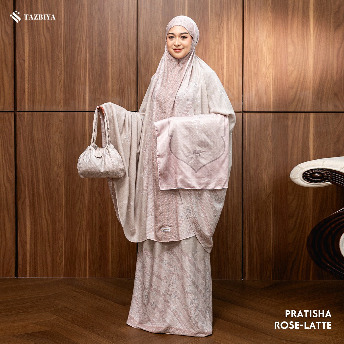 TAZBIYA MUKENA RAYON SAJADAH 2IN1 PRATISHA SERIES