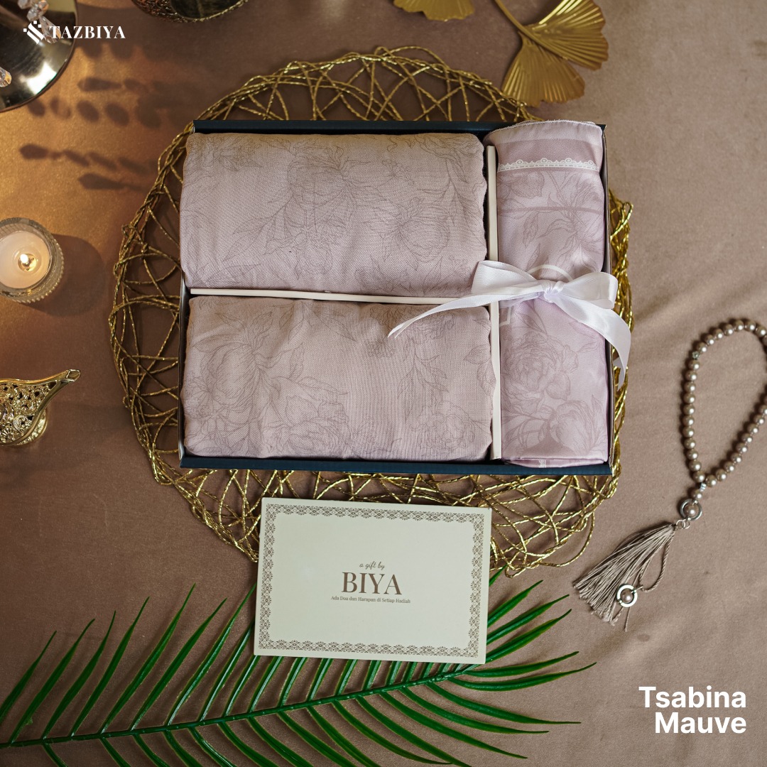 TAZBIYA HAMPERS GIFT MUKENA RAYON EKSKLUSIF | HADIAH SESERAHAN | KADO PERNIKAHAN | HADIAH PERPISAHAN | HADIAH FAREWELL | HADIAH GURU