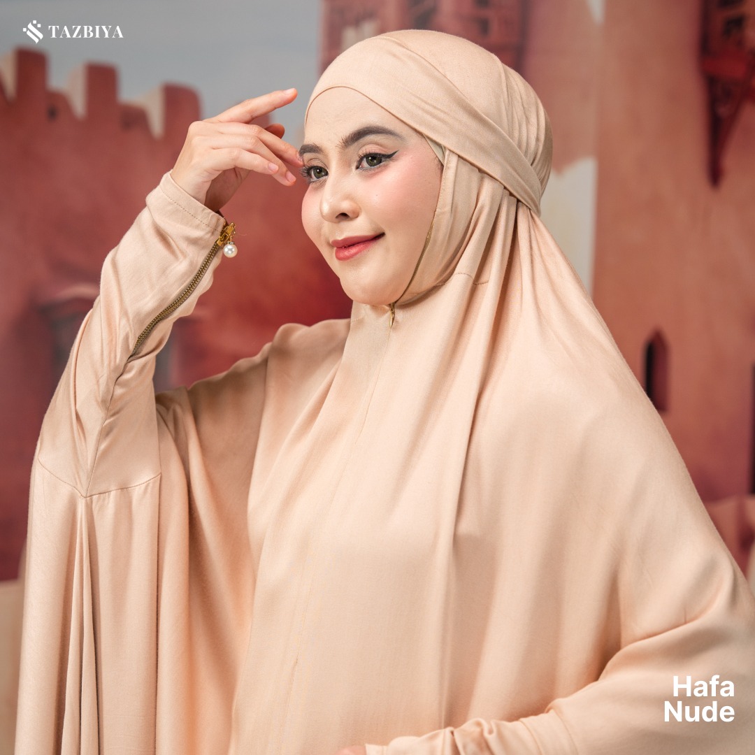 [NEW!] TAZBIYA MUKENA-GAMIS 3IN1 RAYON SATIN HAFA ALLSIZE