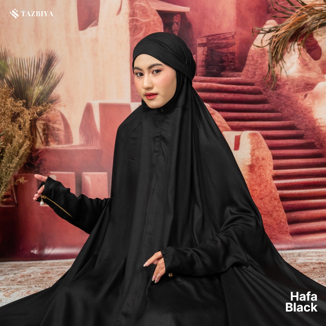 [NEW!] TAZBIYA MUKENA-GAMIS 3IN1 RAYON SATIN HAFA ALLSIZE