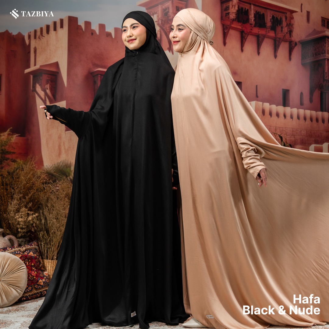 [NEW!] TAZBIYA MUKENA-GAMIS 3IN1 RAYON SATIN HAFA ALLSIZE