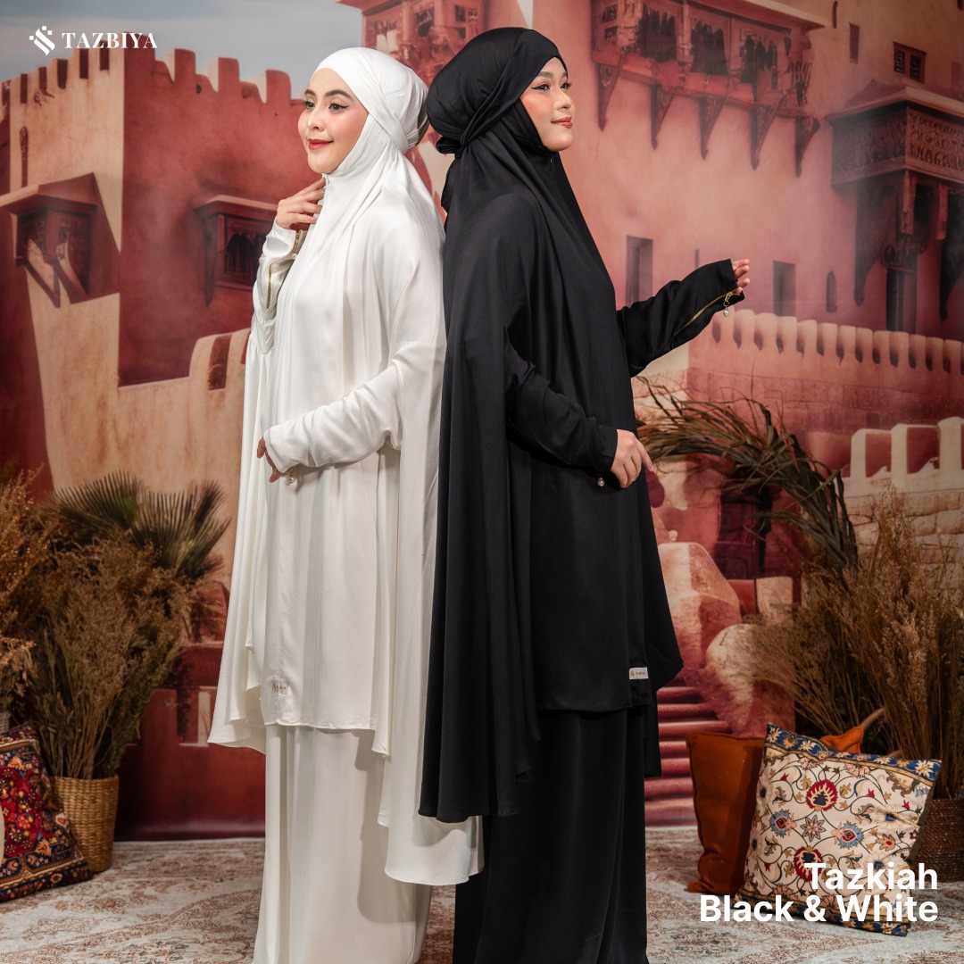 [NEW!] TAZBIYA MUKENA-GAMIS 3IN1 RAYON SATIN TAZKIAH ALLSIZE