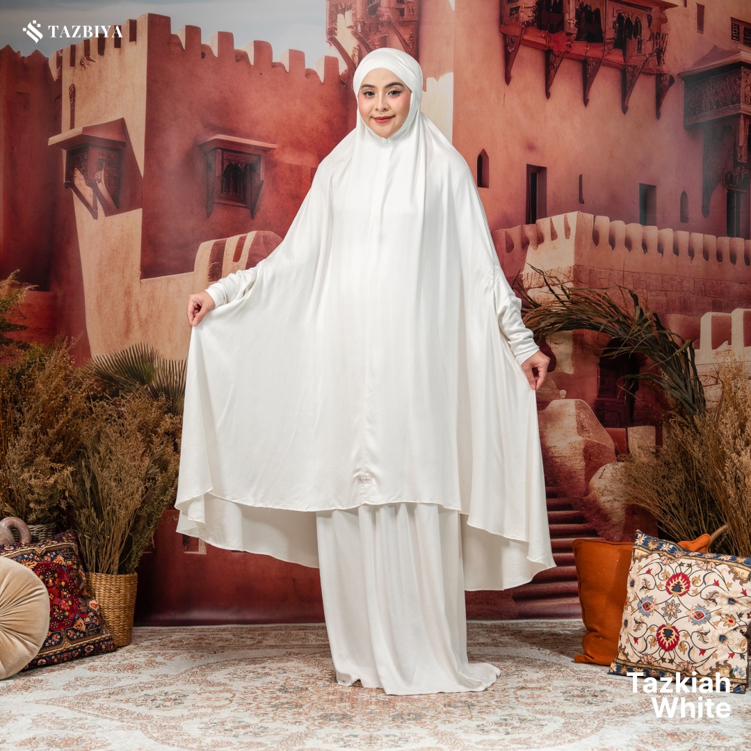[NEW!] TAZBIYA MUKENA-GAMIS 3IN1 RAYON SATIN TAZKIAH ALLSIZE