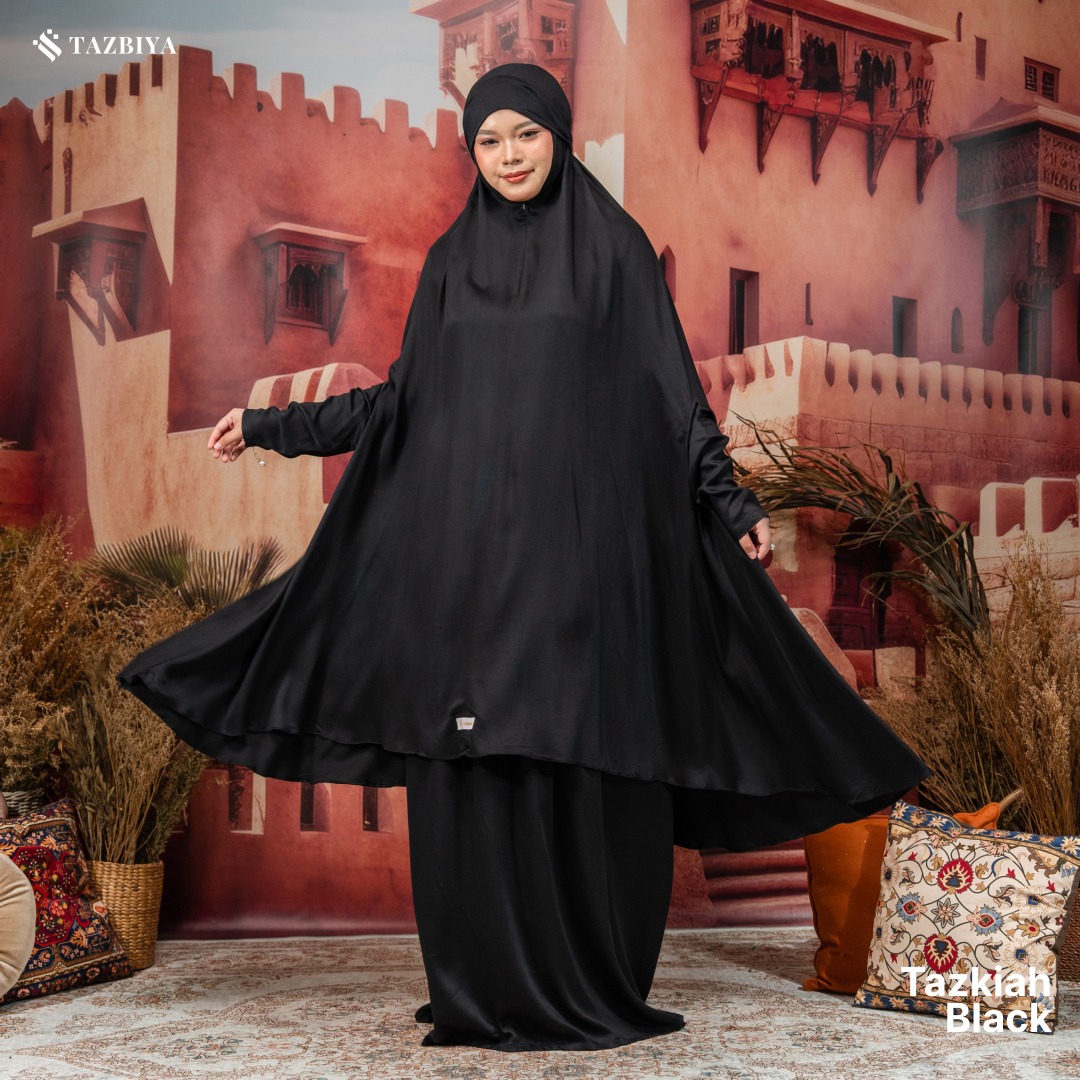 [NEW!] TAZBIYA MUKENA-GAMIS 3IN1 RAYON SATIN TAZKIAH ALLSIZE